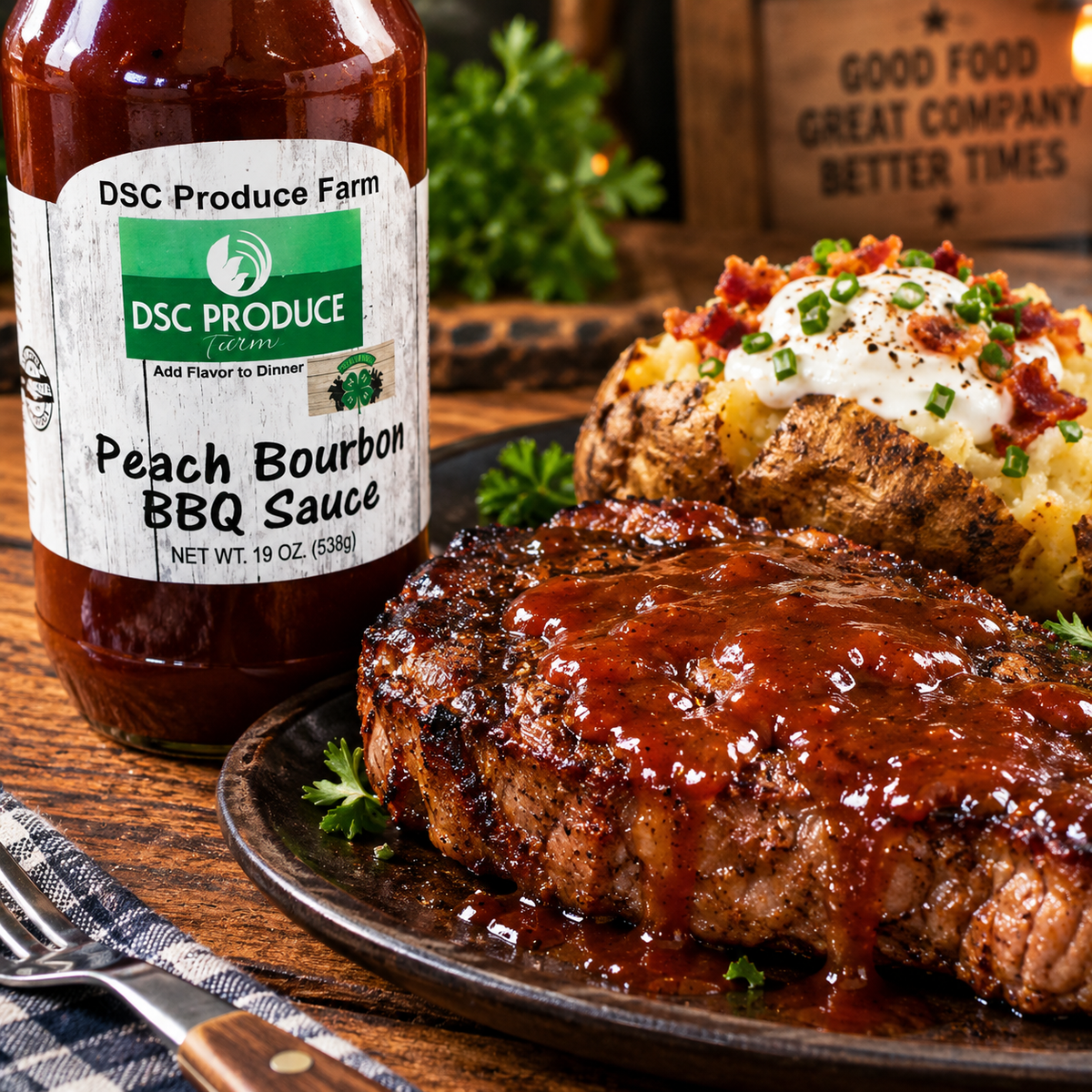 Peach Bourbon BBQ Sauce