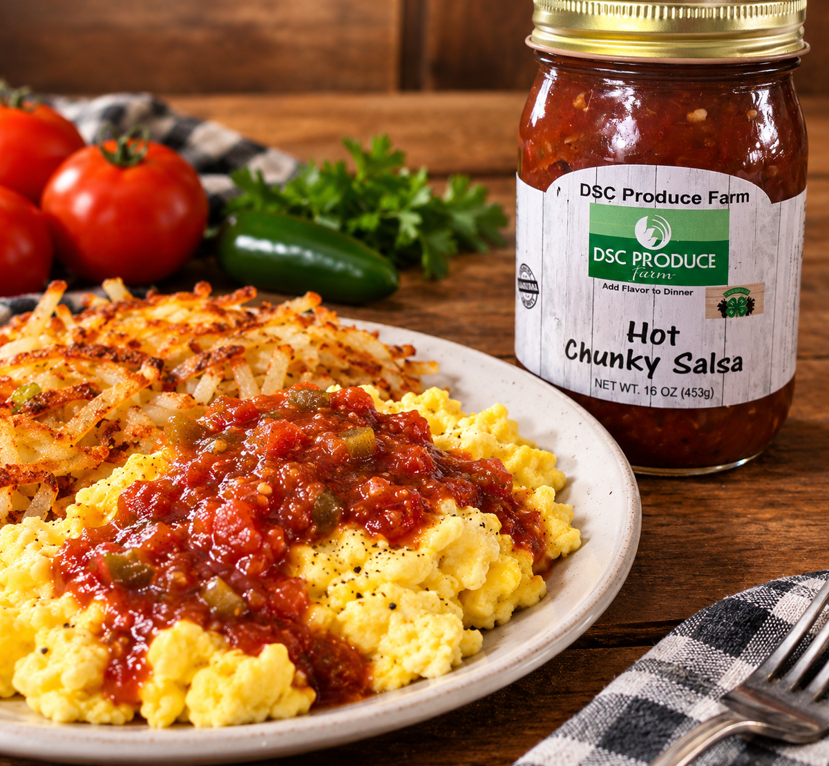 Hot chunky salsa