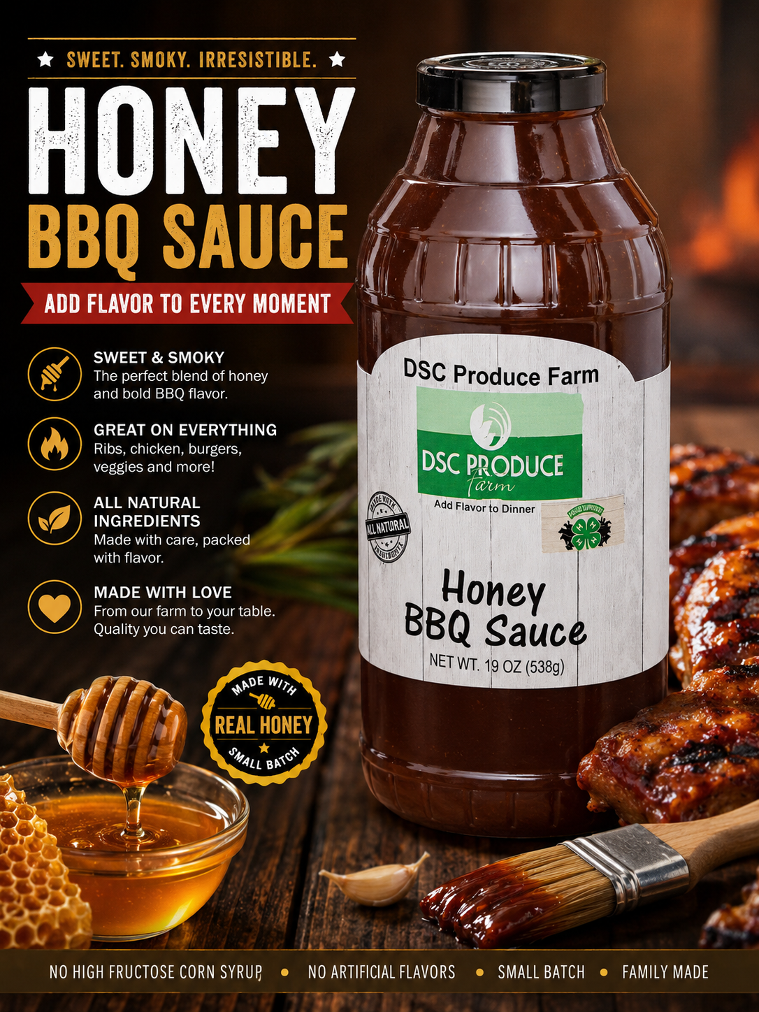 Honey BBQ sauce
