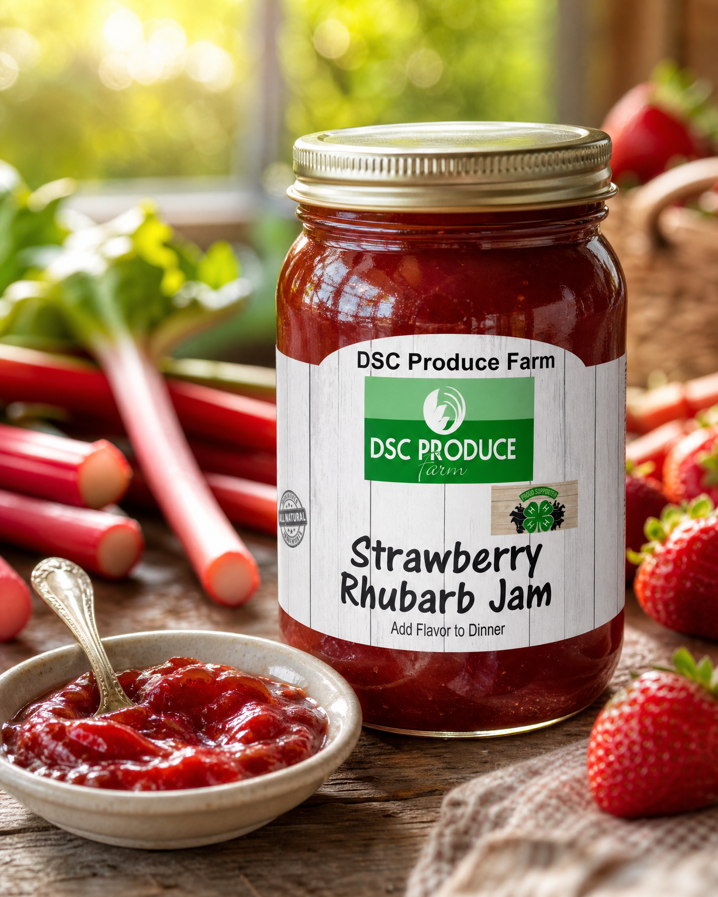 Strawberry Rhubarb Jam