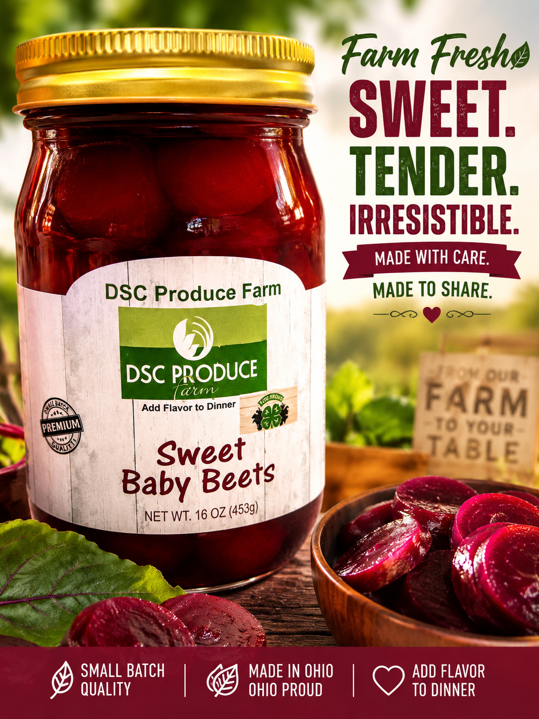 Sweet Pickled Beets