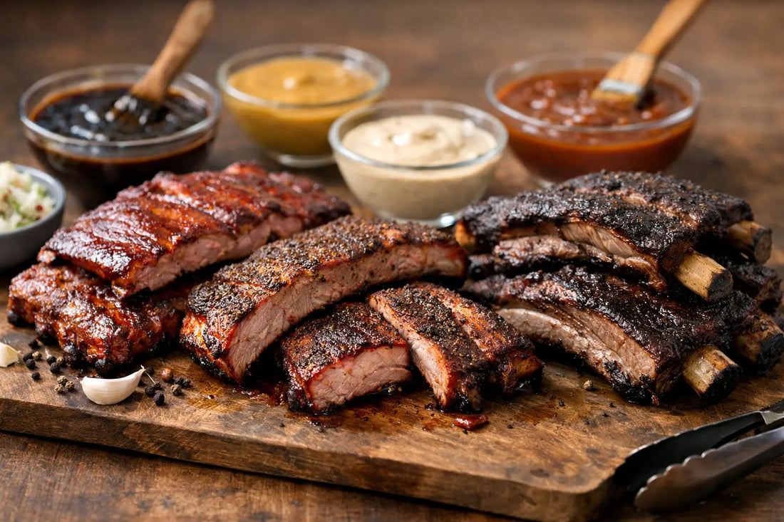 Best Sauces for Smoked Ribs by Rib Style