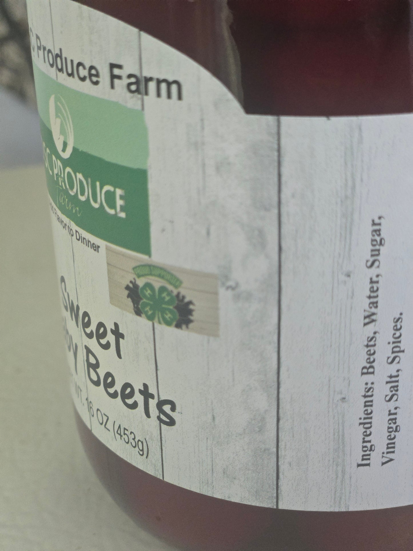 Sweet Pickled Beets