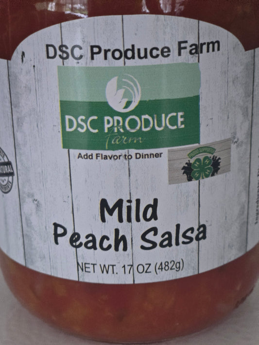 Mild  Peach salsa