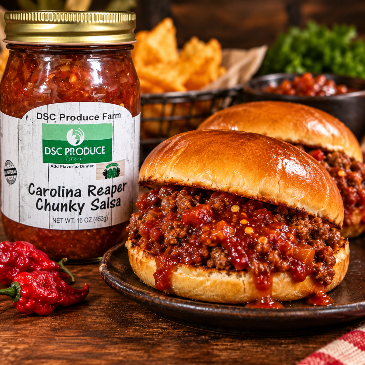 Carolina Reaper Hot Pepper Salsa