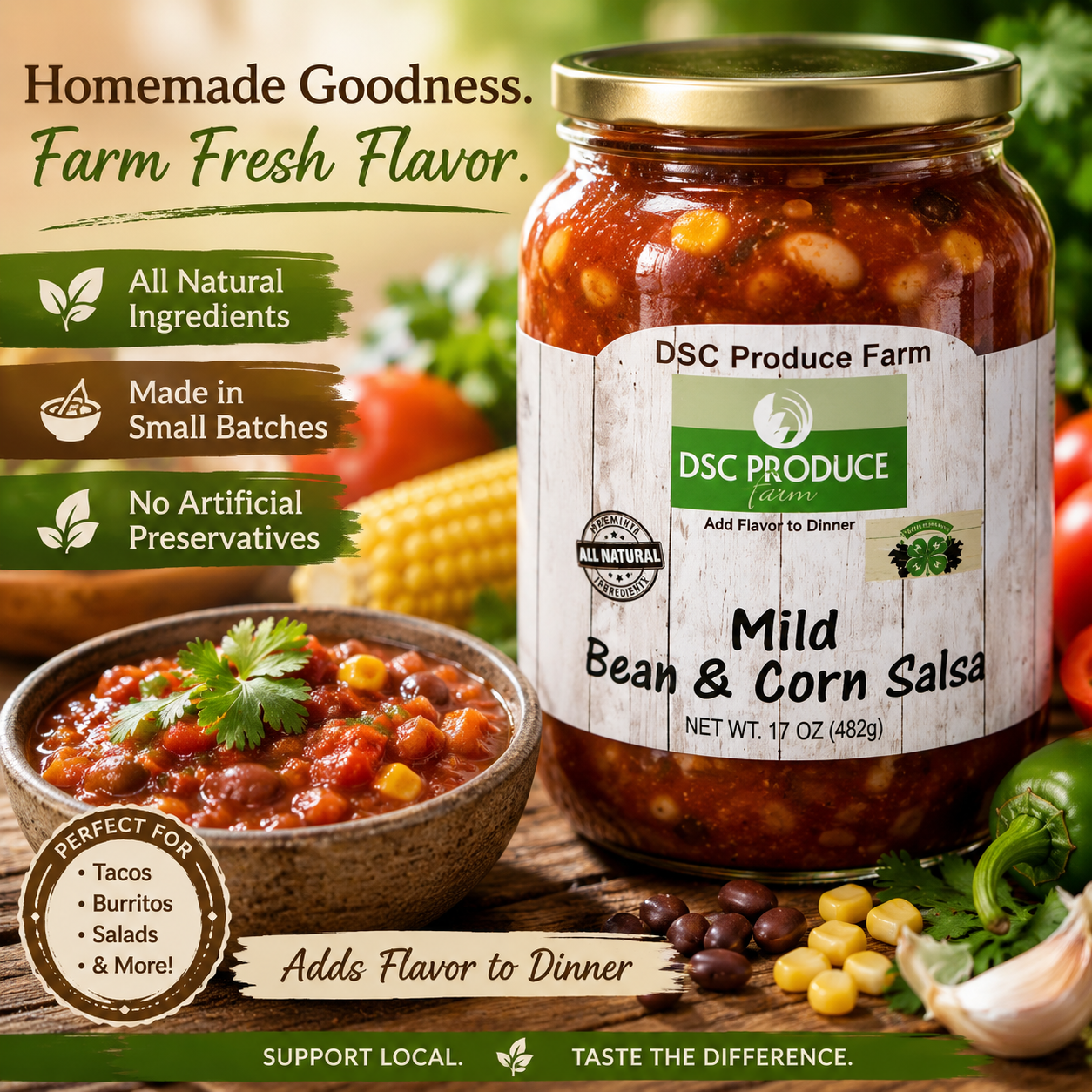 Mild Bean &Corn Salsa